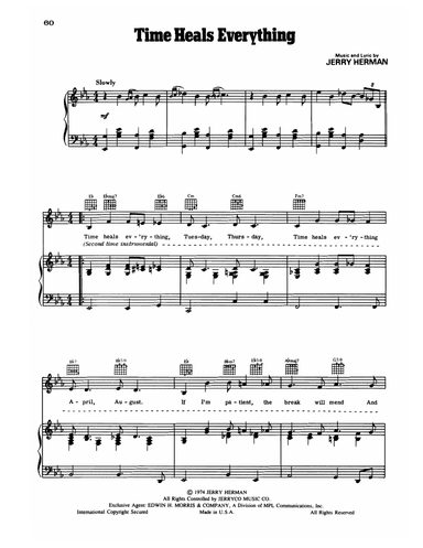 Time Heals Everything (from Mack And Mabel)