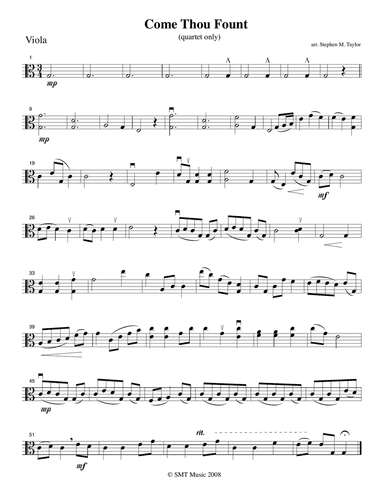 Come Thou Fount of Every Blessing