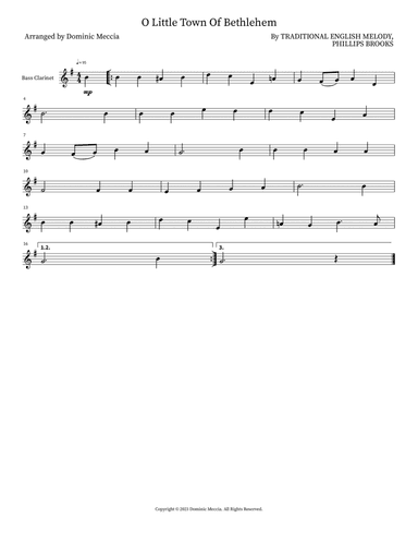 O Little Town Of Bethlehem