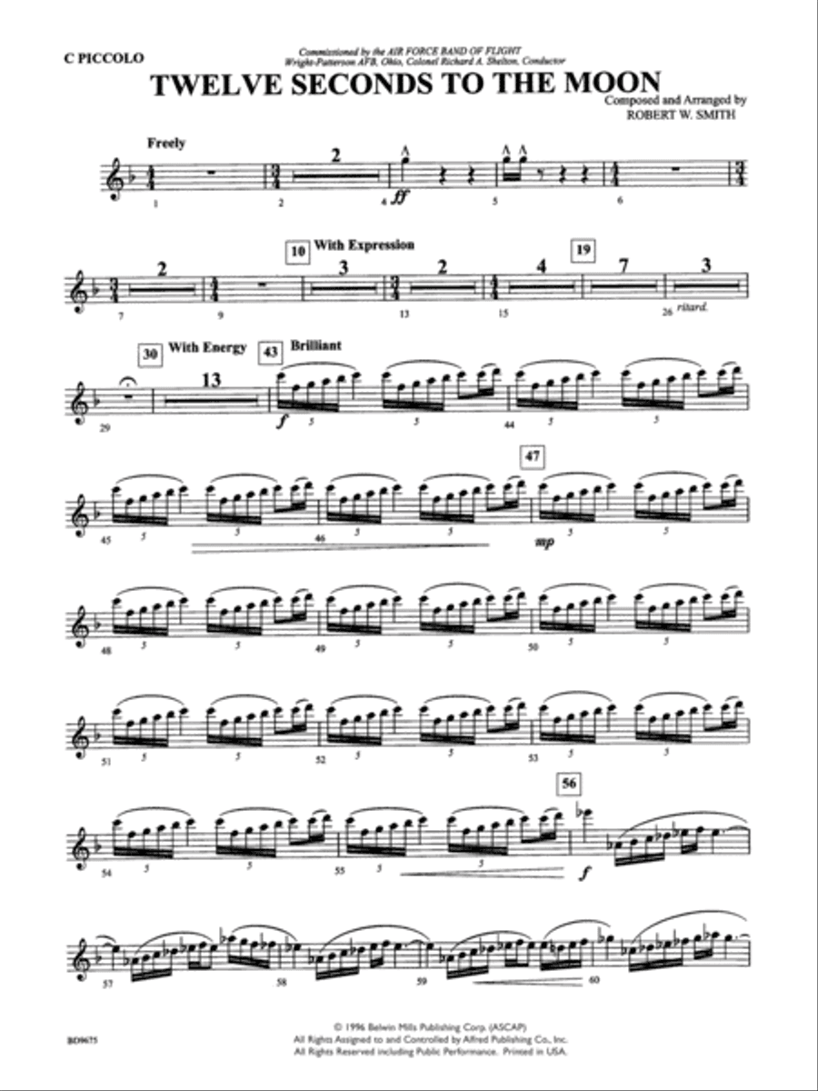 Twelve Seconds to the Moon: Piccolo