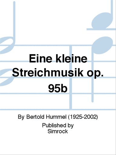 Eine kleine Streichmusik op. 95b