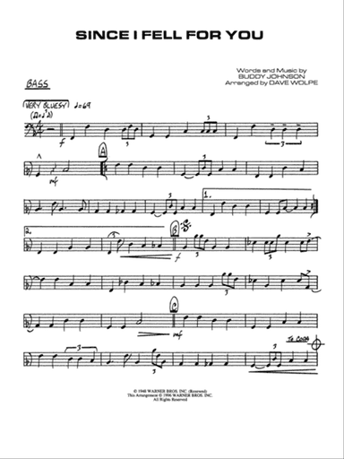 Since I Fell for You: String Bass