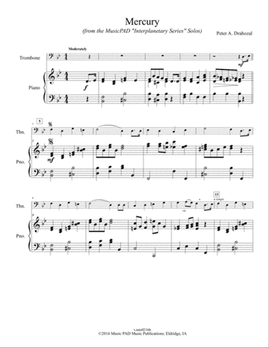 Mercury - Beginner Level Trombone Solo