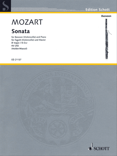 Wolfgang Amadeus Mozart - Sonata for Bassoon (Violoncello) and Piano in B-flat Major, K. 292
