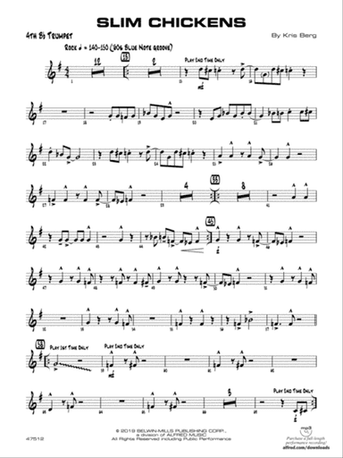 Slim Chickens: 4th B-flat Trumpet