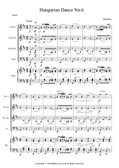Hungarian Dances No.6