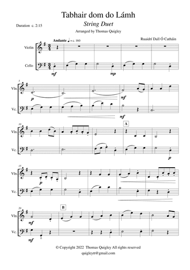 Tabhair dom do Lámh (Give Me Your Hand)