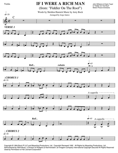 If I Were A Rich Man