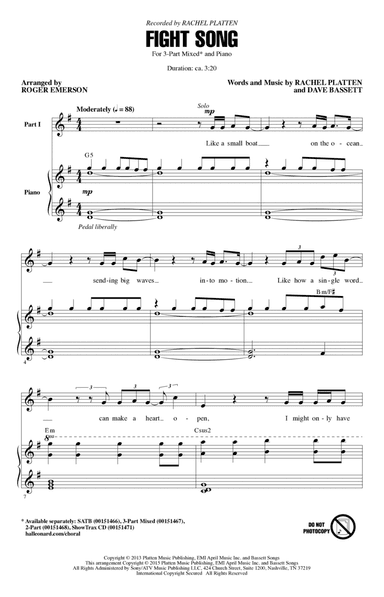 Fight Song (arr. Roger Emerson)