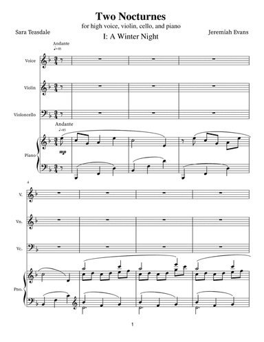 Two Nocturnes