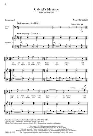 Gabriel's Message (Downloadable)