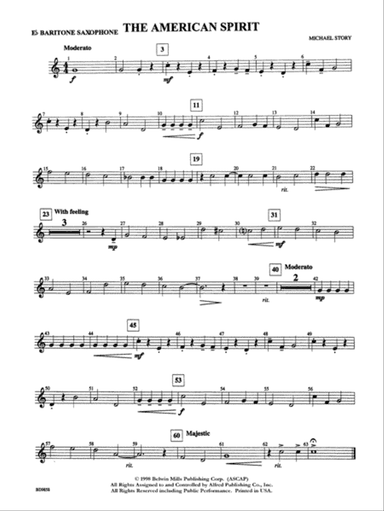 The American Spirit: E-flat Baritone Saxophone