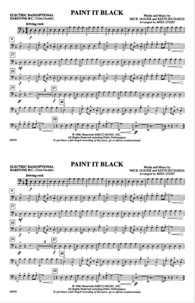 Paint It Black: Electric Bass