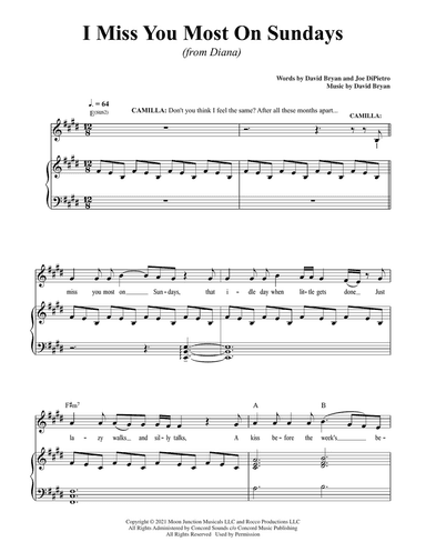 I Miss You Most On Sundays (from Diana)