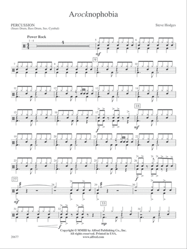 Arocknophobia: 1st Percussion