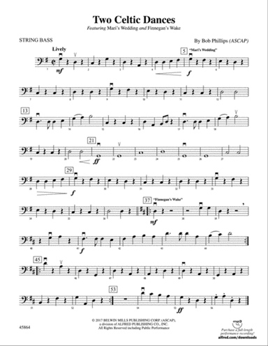 Two Celtic Dances: String Bass