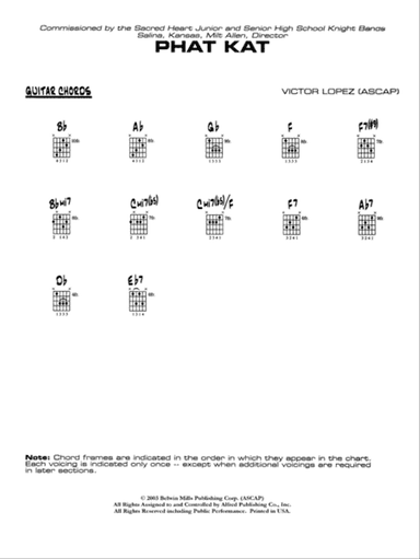 Phat Kat: Guitar Chords