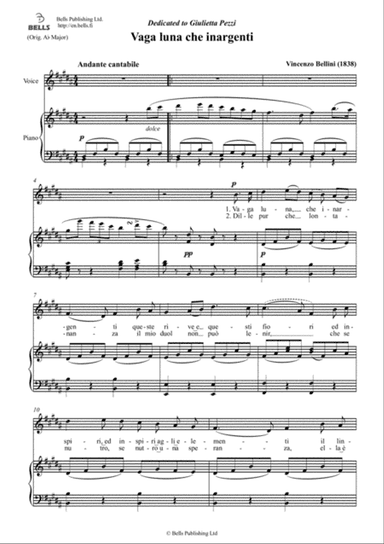 Vaga luna (B Major)