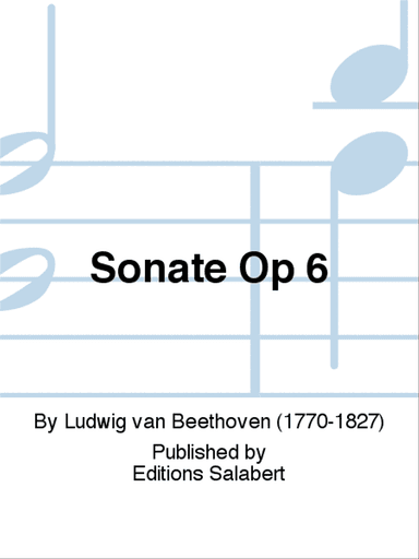 Sonate Op 6