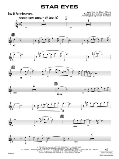 Star Eyes: 2nd E-flat Alto Saxophone