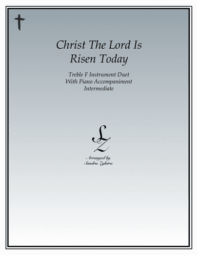 Crown Him With Glory (treble F instrument duet)