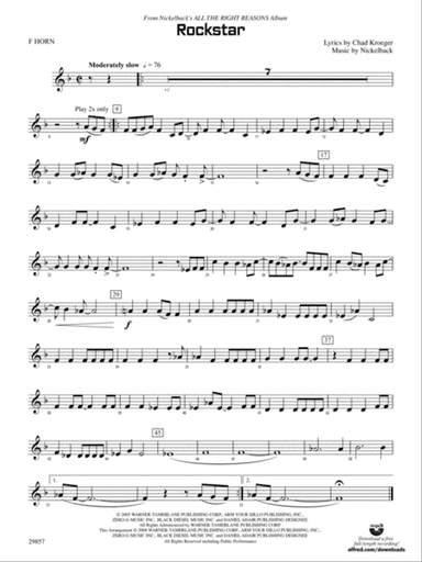 Rockstar: 1st F Horn