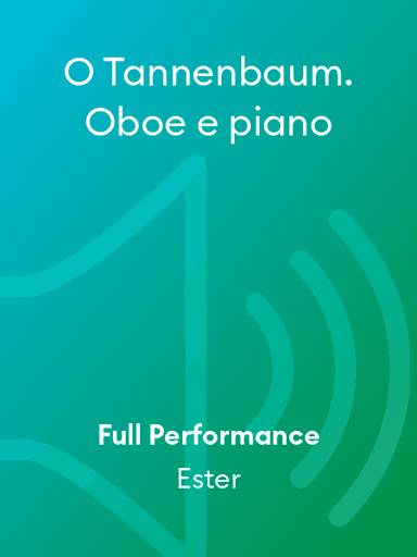 O Tannenbaum. Oboe e piano