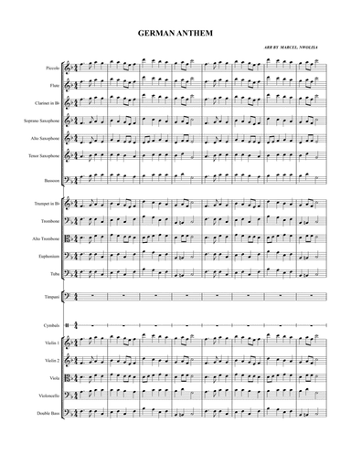 THE GERMAN NATIONAL ANTHEM