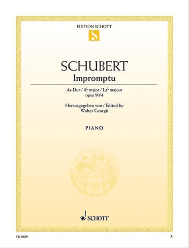 Impromptu No. 4 in A-flat Major, Op. 90, D 899
