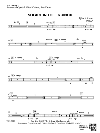 Solace in the Equinox: 2nd Percussion