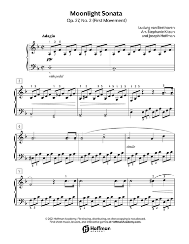 Moonlight Sonata (First Movement)