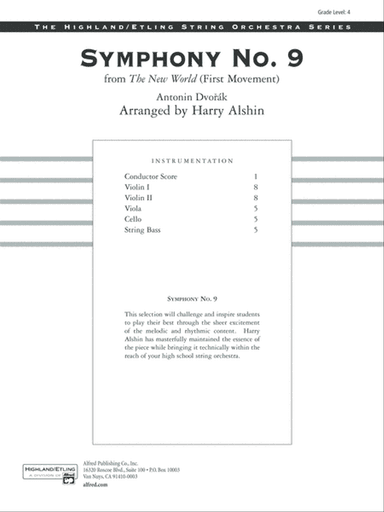 New World Symphony: Score