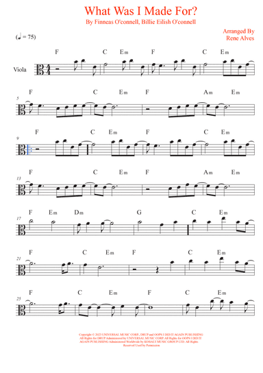 What Was I Made For?