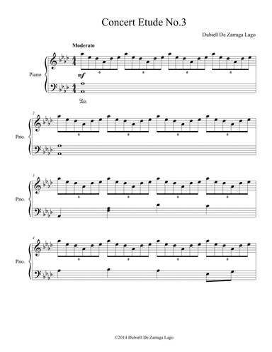 Three Concert Etude No.3