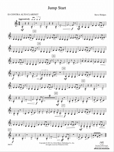 Jump Start: (wp) E-flat Contrabass Clarinet