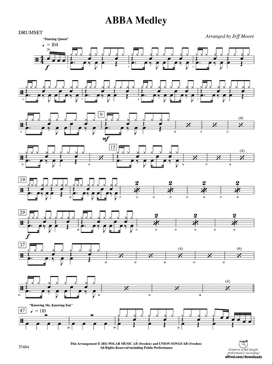 ABBA Medley: Drums