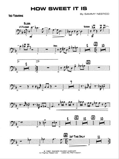 How Sweet It Is: 3rd Trombone