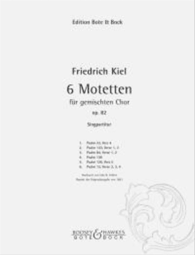 Six Motets op. 82