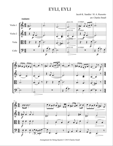 Eyli, Eyli (traditional Yiddish song)