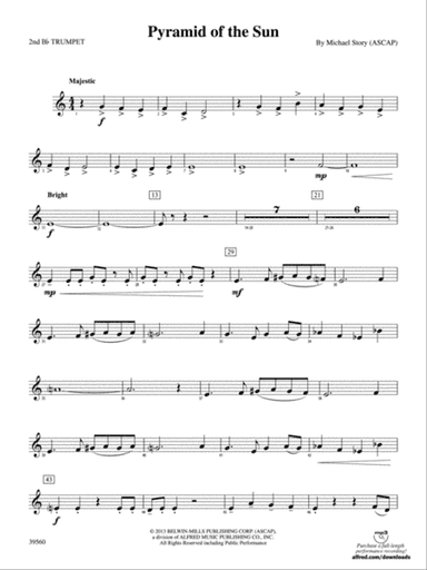 Pyramid of the Sun: 2nd B-flat Trumpet