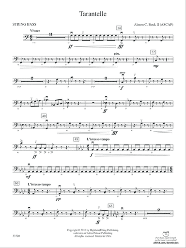 Tarantelle: String Bass