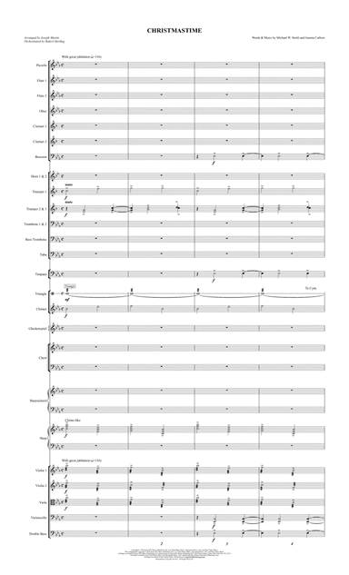 Christmastime (arr. Joseph M. Martin) - Full Score