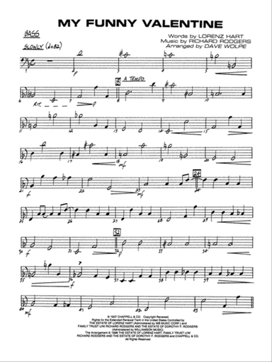My Funny Valentine: String Bass