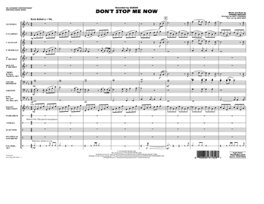 Don't Stop Me Now - Conductor Score (Full Score)