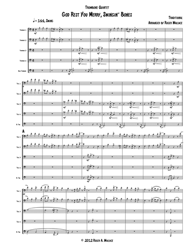 God Rest You Merry, Gentlemen (Trombone Quintet)