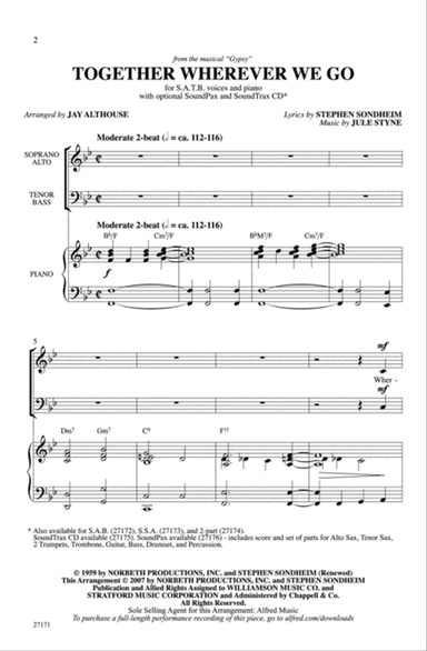 Together Wherever We Go (from Gypsy)