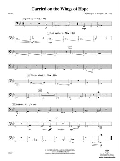 Carried on the Wings of Hope: Tuba