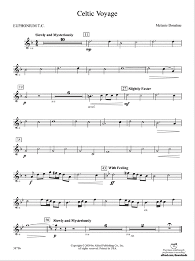 Celtic Voyage: (wp) Baritone T.C.