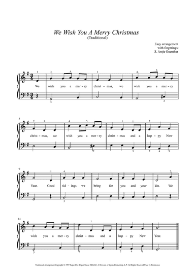 We Wish You A Merry Christmas