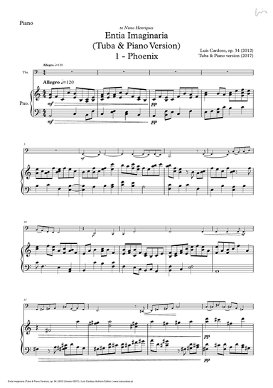 Entia Imaginaria (Tuba & Piano version)